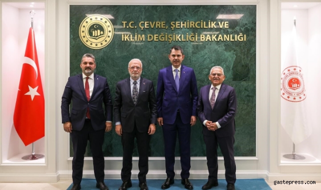 Başkan Büyükkılıç'tan yeni bakanlara 'hayırlı olsun' ziyareti!