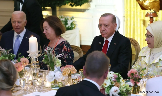 Cumhurbaşkanı Erdoğan, ABD Başkanı Biden'ın akşam yemeğine katıldı!