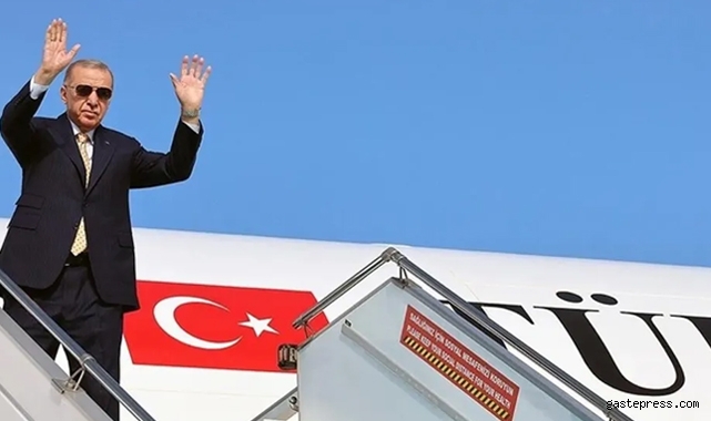 Cumhurbaşkanı Erdoğan Kazakistan'a gitti!