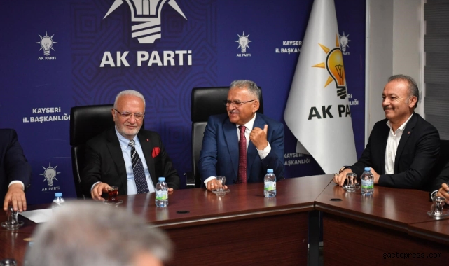 Elitaş ve Büyükkılıç, haftalık olağan yönetim kurulu toplantısına katıldı!