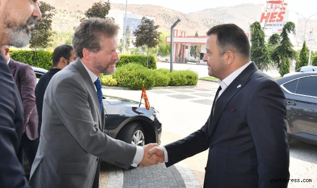 Kayseri OSB Yönetimi, Kuzey Makedonya Büyükelçisini ağırladı!