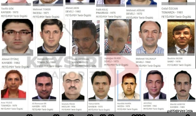 Kayseri.Rapor38 Yayınladı: İşte GRİ listedeki Kayserili terör örgütü üyeleri!