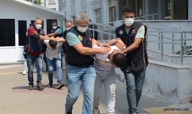 Sahilde terör halayı çeken 10 şüpheli tutuklandı!