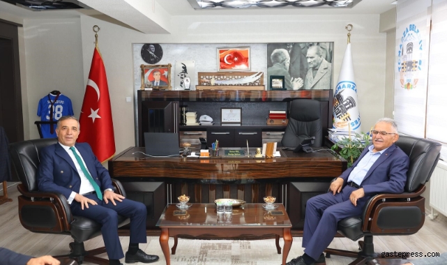 Başkan Büyükkılıç’tan Tomarza Belediye Başkanı Koç’a ziyaret!