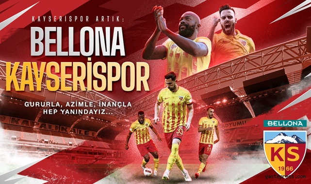 Bellona, Kayserispor'un isim sponsoru oldu!