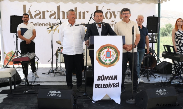 Bünyan'da Karahıdır 4. Geleneksel Pilav ve Domates Şenliği Yapıldı!