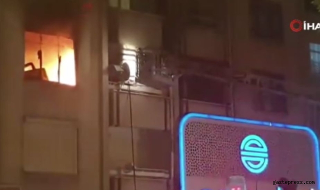 Evde çıkan yangın korkuttu!