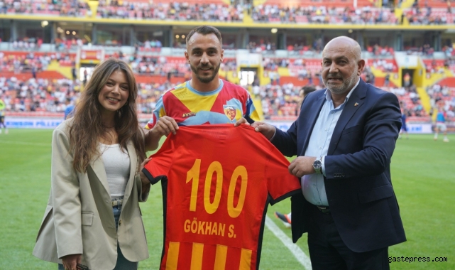 Gökhan Sazdağı, Kayserispor’da 100. maçına çıktı!