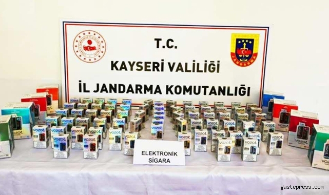 Jandarmadan kaçak elektronik sigara operasyonu!