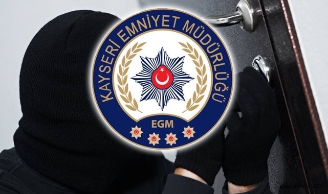 Kayseri'de 1 haftada 14 hırsızlık olayı aydınlatıldı; 600 bin TL değerinde hırsızlık malı bulundu!