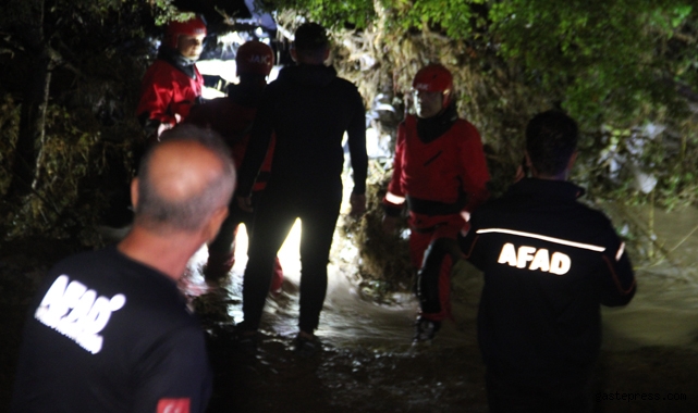 Selde kaybolan vatandaşı arama çalışmaları devam ediyor!