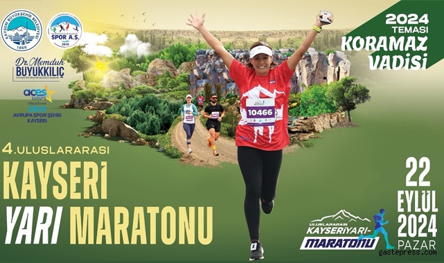Uluslararası Kayseri Yarı Maratonu’nda ‘ücretsiz’ halk koşusu kayıtları başladı!