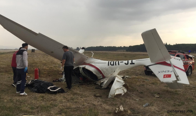 Bursa'da eğitim uçağı düştü, 2 pilot hayatını kaybetti!