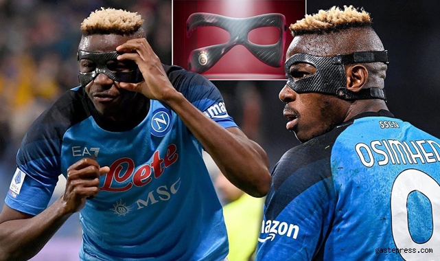 Galatasaray'ın süper starı Osimhen neden maske takıyor?