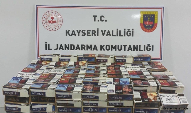 Nakliye aracında 40 bin adet kaçak sigara bulundu!
