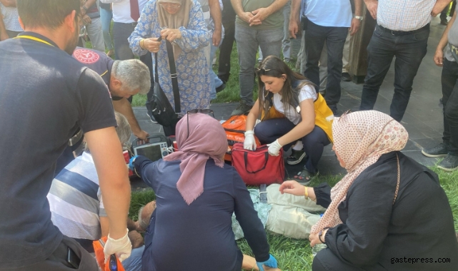 Rahatsızlanan vatandaşa ilk müdahaleyi Başkan Büyükkılıç yaptı!