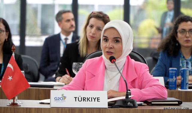 Bakan Göktaş’tan G20 toplantısında ‘İsrail’ ve ‘kadına yönelik şiddet’ tepkisi!