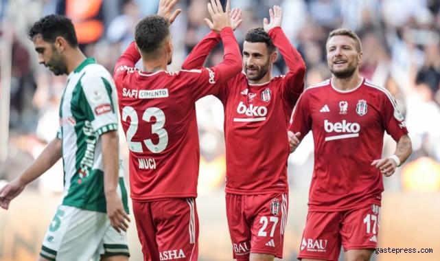 Beşiktaş kendi evinde Konyaspor'u devirdi!