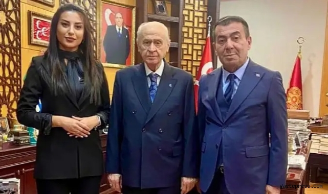 Genel Başkan Bahçeli, Başkan Metin'i kabul etti!