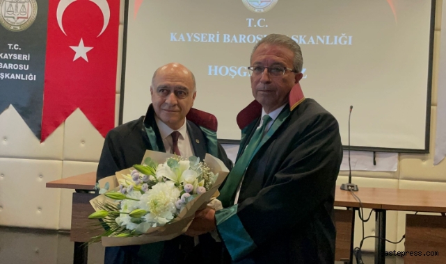 Kayseri Barosunda devir teslim töreni düzenlendi!