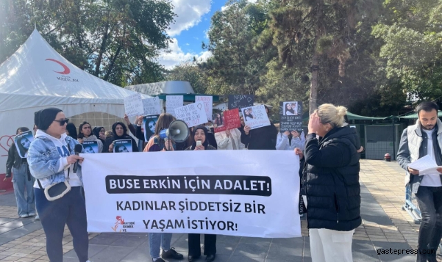 Kayseri'de babasının öldürdüğü Buse için kadınlardan 'adalet' eylemi!