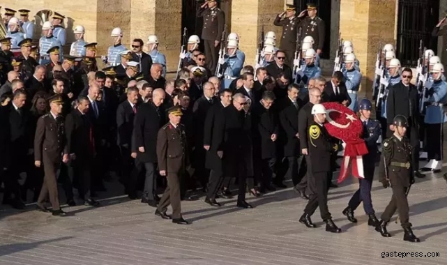 Anıtkabir'de 10 Kasım töreni!