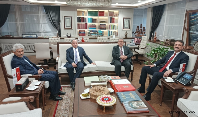Milletvekili Sayın Bayar Özsoy'dan Vakıflar Genel Müdürü Sinan Aksu'ya ziyaret!