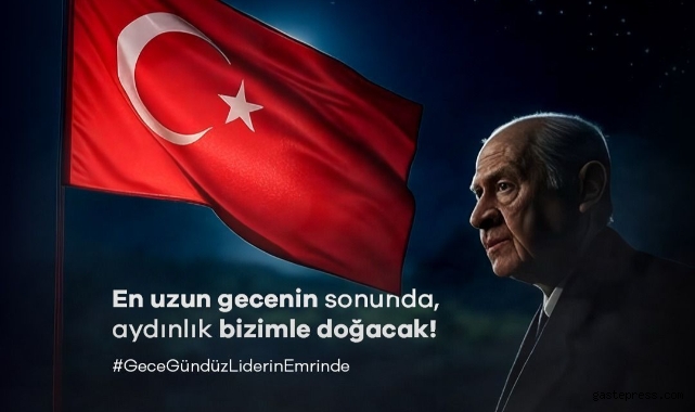 MHP Kayseri, En Uzun Gecede 'LİDERİN EMRİNDE' Başlıklı Gündem Çalışması Başlattı!