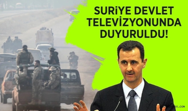 Suriye'de Esad rejimi devrildi: Muhalifler Şam'da kontrolü ele geçirdi!