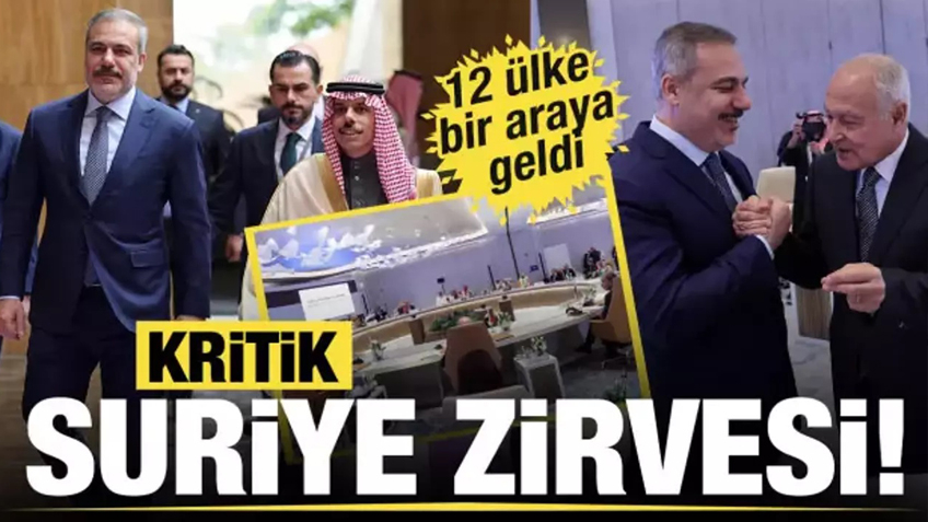 Bakan Fidan, Riyad'da... Suriye toplantısına katıldı!
