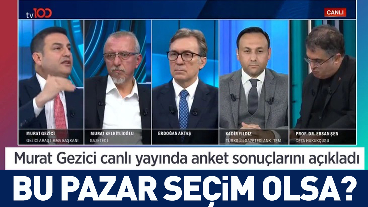 Bu pazar seçim olsa! Gezici Araştırma son anket sonuçlarını açıkladı fark açıldı