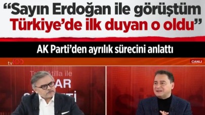 DEVA Partisi Genel Başkanı Ali Babacan: Sayın Erdoğan ile görüştüm!