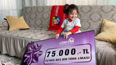 LÖSEV’den Lösemi ve Kanserle Mücadele Eden Çocuklara 75 Bin TL’lik Yardım Çeki!