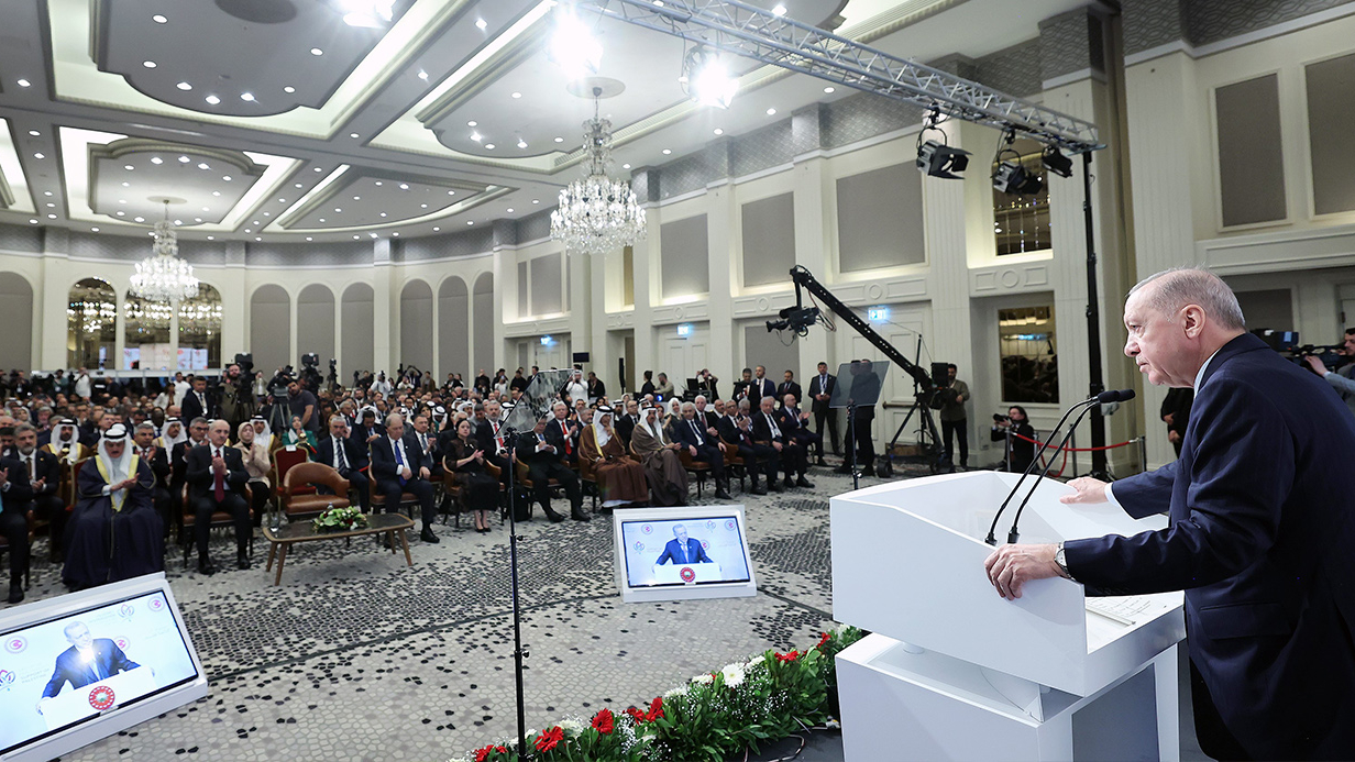 Cumhurbaşkanı Erdoğan: "Mescid-i Aksa bizim kırmızı çizgimizdir"
