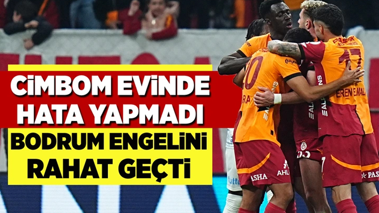 Galatasaray, Bodrum engelini rahat geçti!