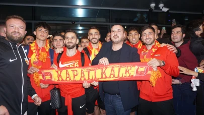 Kayserispor coşkuyla karşılandı!