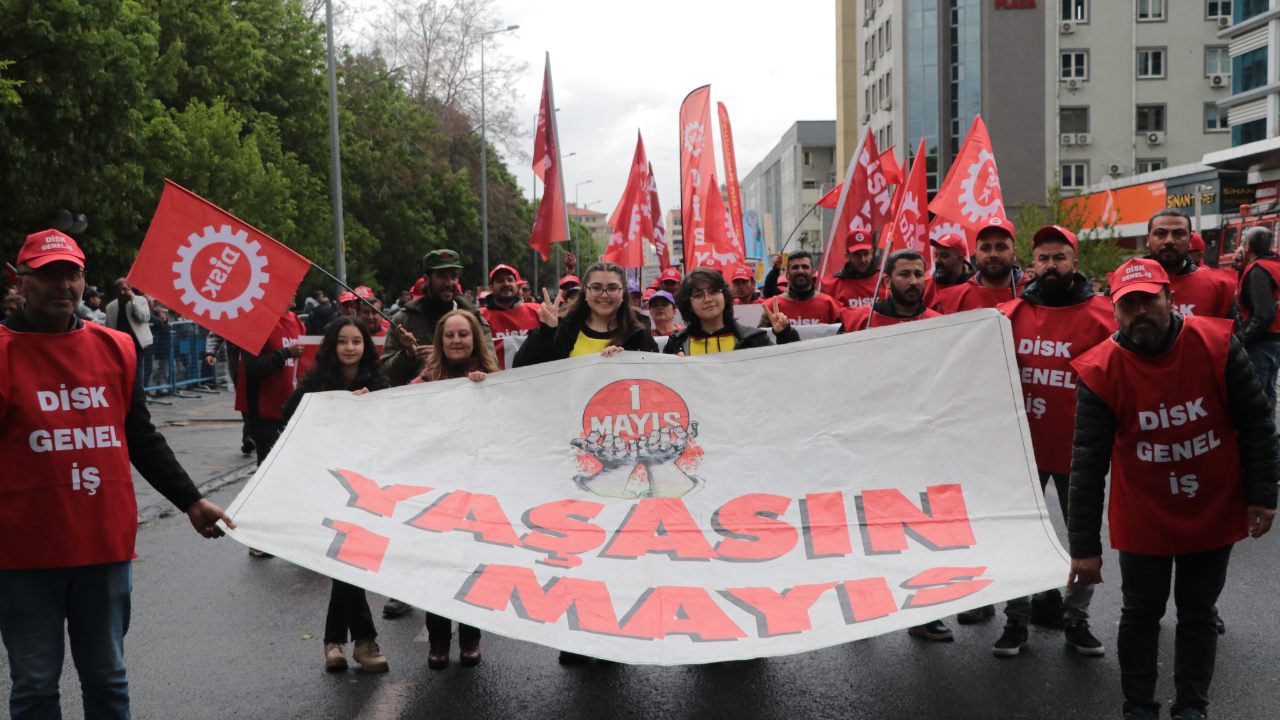 Kayseri'de 1 Mayıs kutlandı!