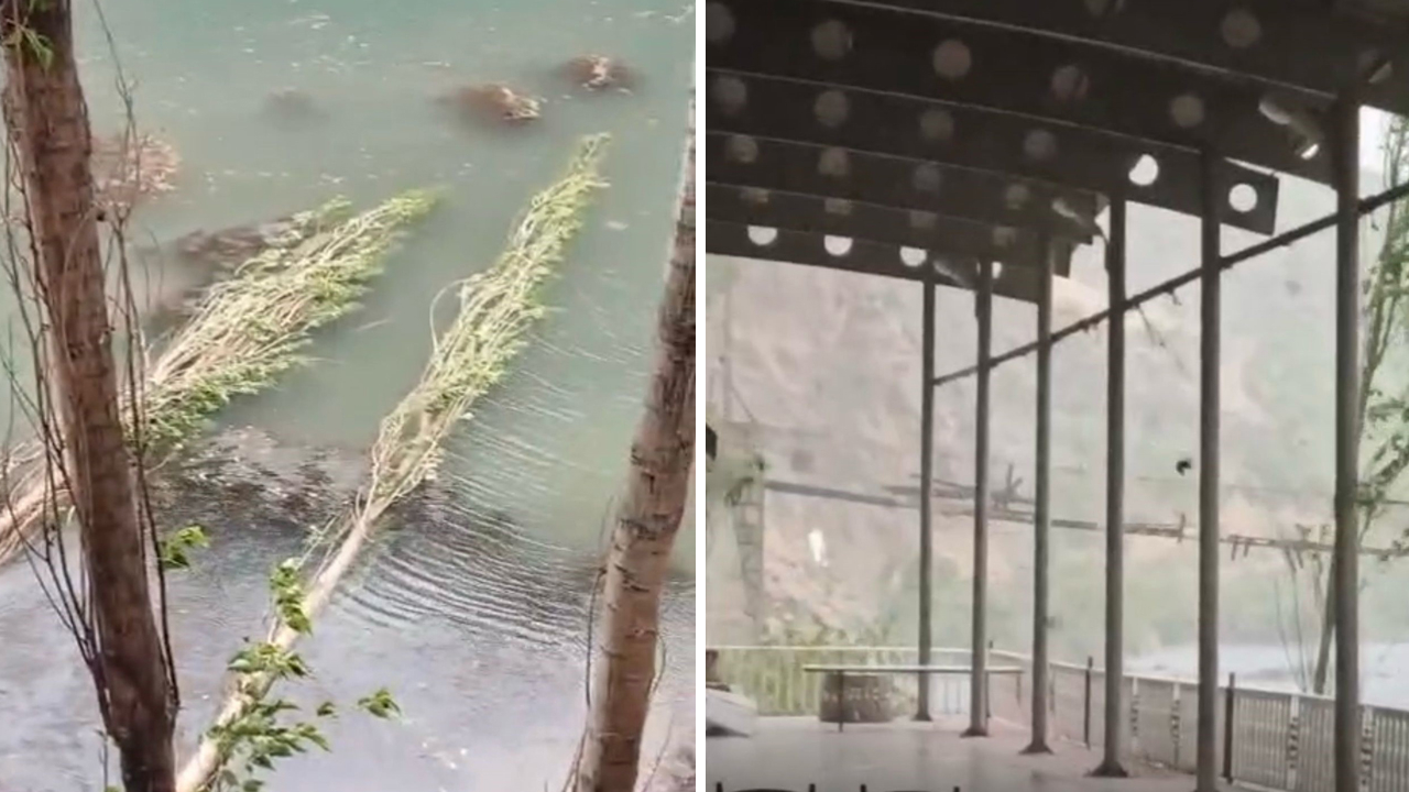 Şiddetli fırtına hayatı felç etti!