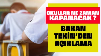 Karneler Ne Zaman Verilecek? Okullar Erken Kapanacak mı? Bakan Tekin’den Açıklama Geldi!
