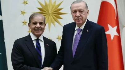 Cumhurbaşkanı Erdoğan, Pakistan Başbakanı Şahbaz Şerif ile görüştü!