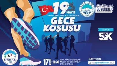 Büyükşehir Spor A.Ş.’den 19 Mayıs Gece Koşusu!