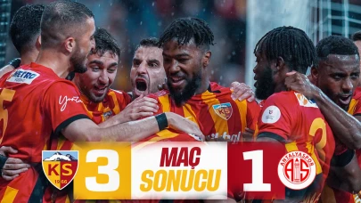 Kayserispor, Antalyaspor’u Cardoso’nun Hat-Trickiyle Mağlup Etti: 3-1