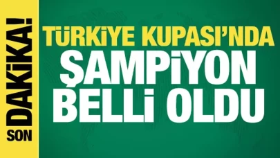 Türkiye Kupası’nda Şampiyon Galatasaray!