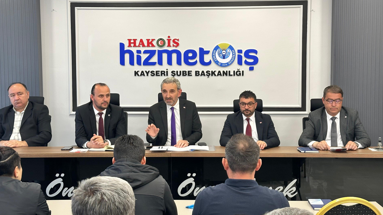 Hizmet-İş Kayseri Temsilciler Meclisi Toplantısı Yavuz Navruz Başkanlığında Yapıldı!