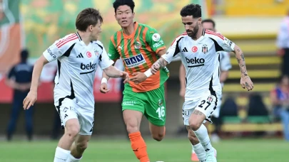 Beşiktaş deplasmanda Alanyaspor'la 1-1 berabere kaldı!