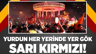 Galatasaray 25. Şampiyonluğuna ulaştı, tüm yurtta coşkuyla kutlandı!