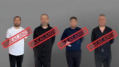 Kırmızı bültenle aranan 4 suçlu yakalanarak, Türkiye'ye getirildi!