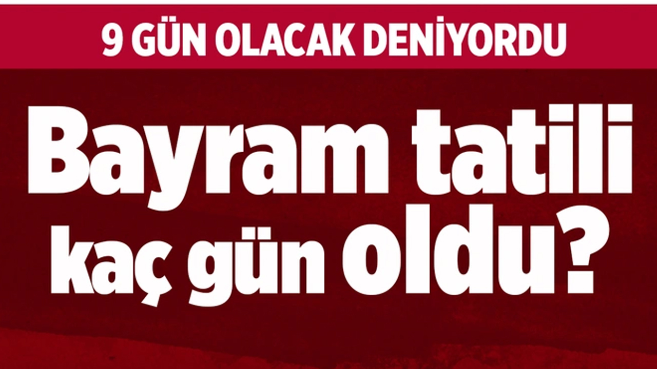 Kurban Bayramı tatili 9 gün mü oldu? Fahrettin Altun duyurdu!
