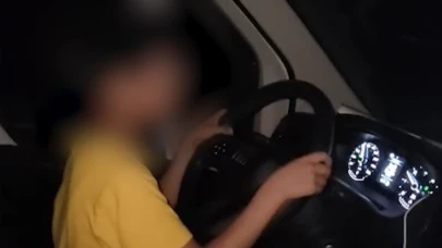 10 yaşındaki çocuğuna araç kullandırdı, 21 bin TL cezayı yedi!