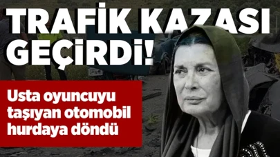 Usta oyuncu Şerif Sezer trafik kazası geçirdi! Otomobil hurdaya döndü!